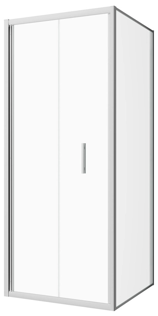 Badstuber Rano douchecabine met vouwdeur 90x100cm chroom