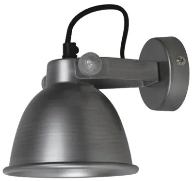 Wandlamp Industrieel Ø12cm Antiek Zink | Dustrial Collection | Metaal | Grijs   | Cavetown
