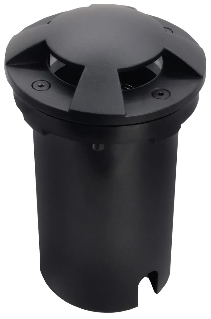 Deckgrondspot Rond Zwart Ø10,8cm