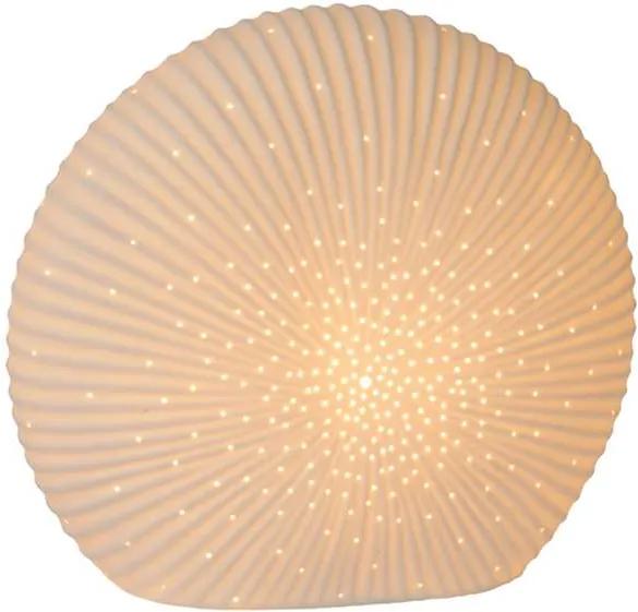 Lucide tafellamp Shelly - wit - 29,8x12,5x12,5 cm - Leen Bakker