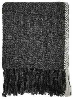Plaids, deken Zwart Malagoon  Charcoal melee throw