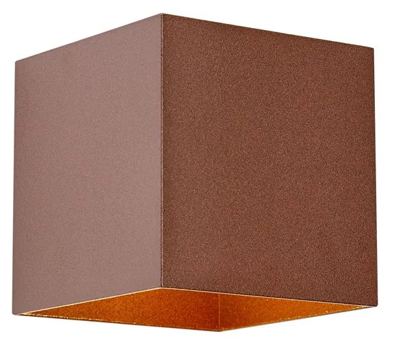 Buiten wandlamp roestbruin incl. LED 2-lichts IP65 met dimlicht en solar - Charlene