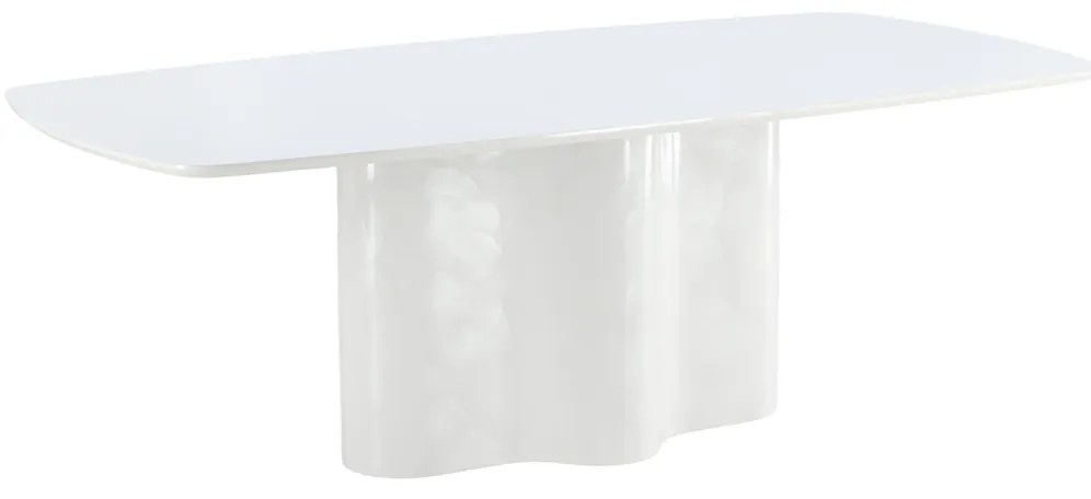 Eettafel Met Afgeronde Hoeken - 220 X 110cm.