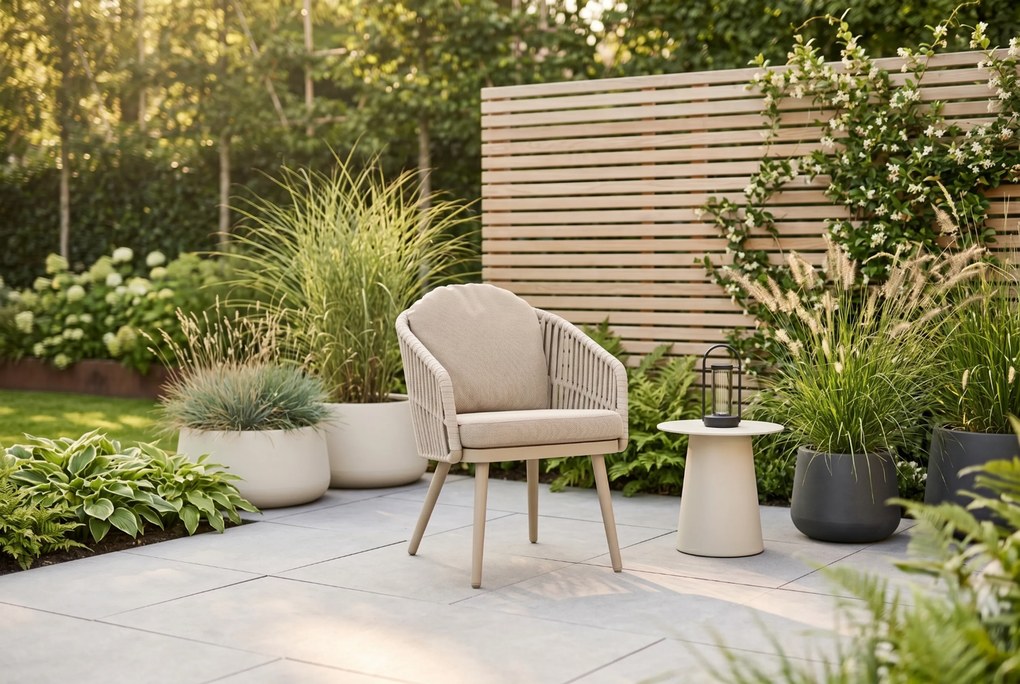 Tuinstoel Rope Zand/Beige Santika Marani