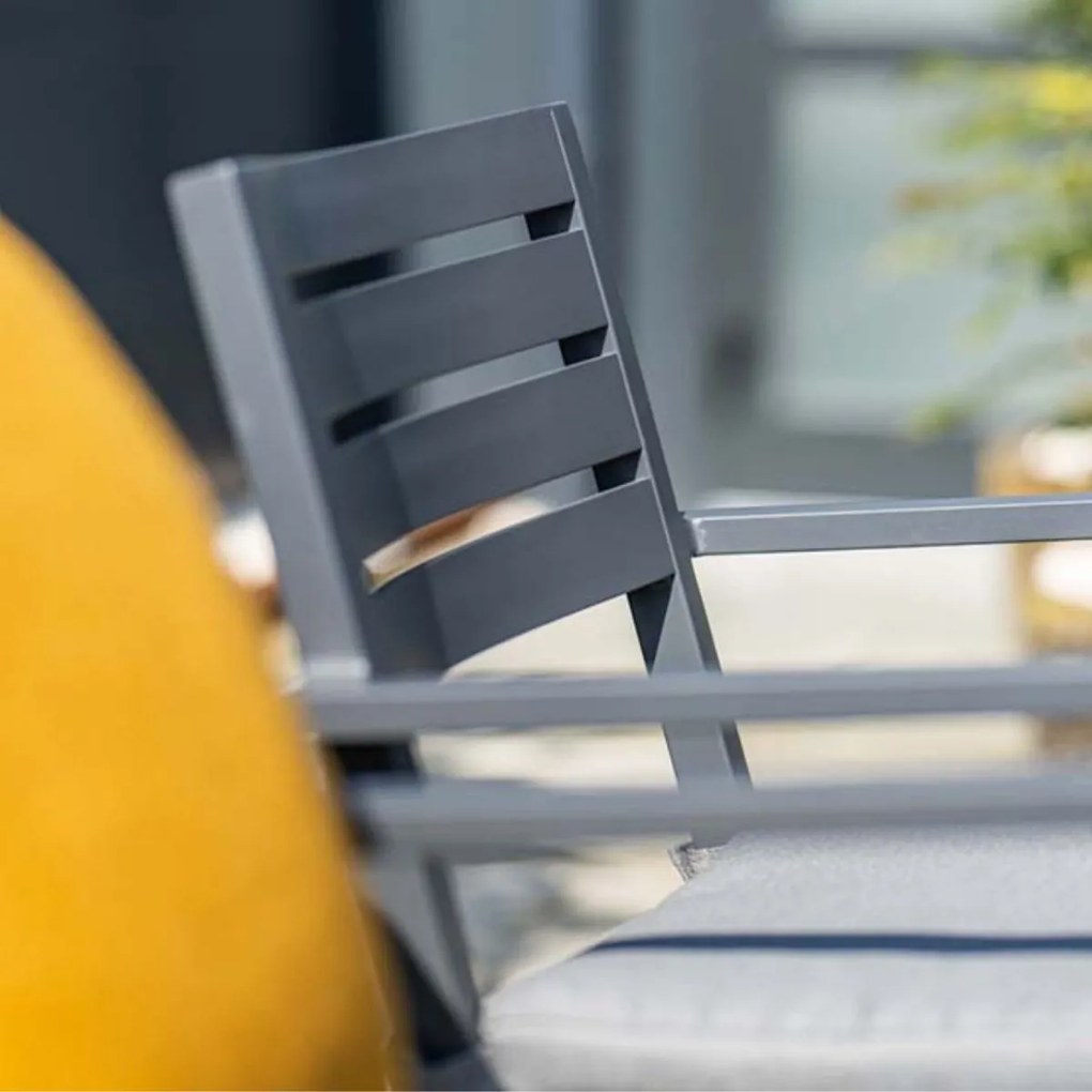 Garden Impressions Amarillo bistro tuinset 3-delig - Mina tuintafel 90x90 cm