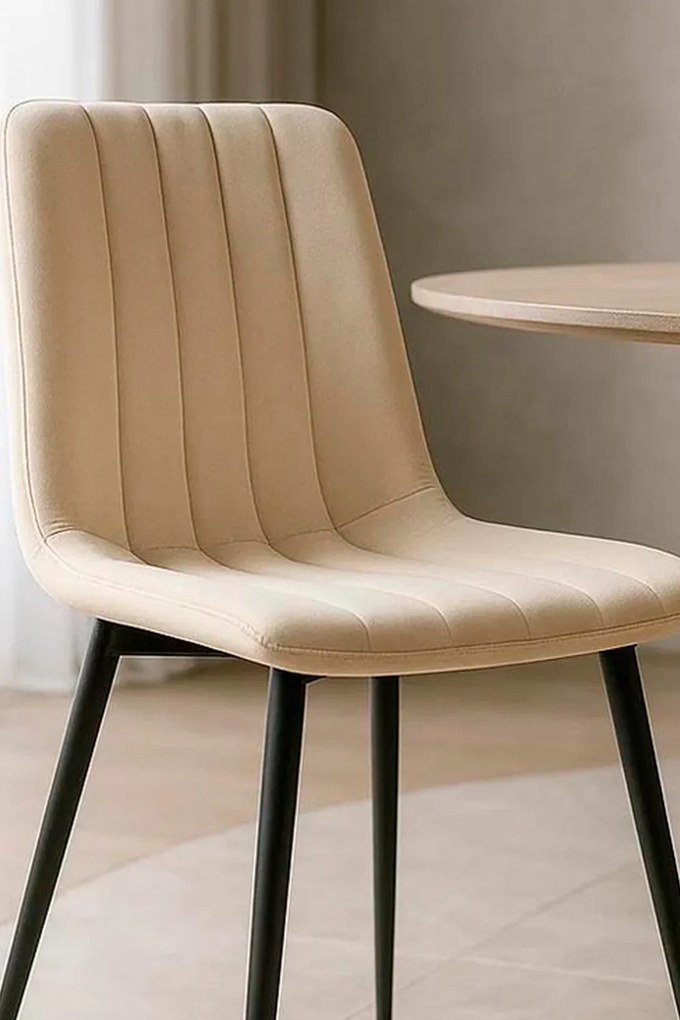 Fluwelen Miller Black Stoel