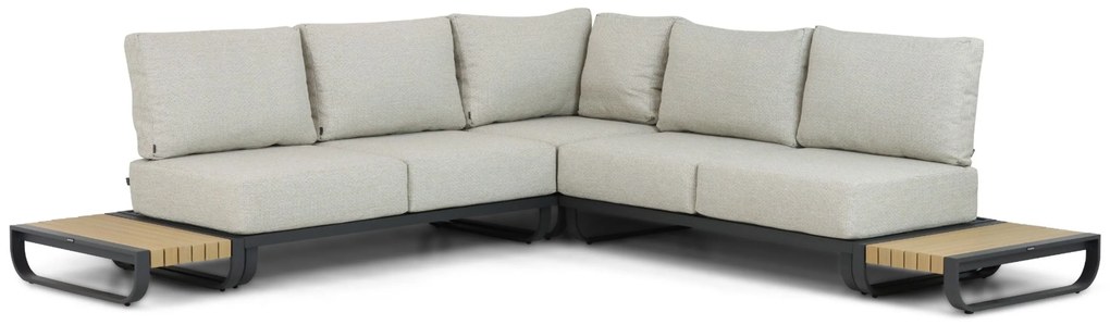 Hoek loungeset 5 personen Aluminium Grijs  Lifestyle Garden Furniture Venice