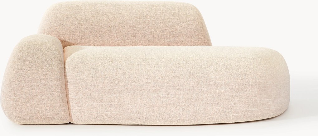 Bouclé bank Wolke (2-zits) met chaise longue