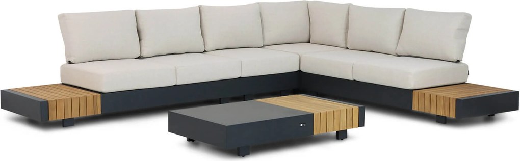 Loungeset 6 personen Aluminium Grijs Santika Furniture Santika