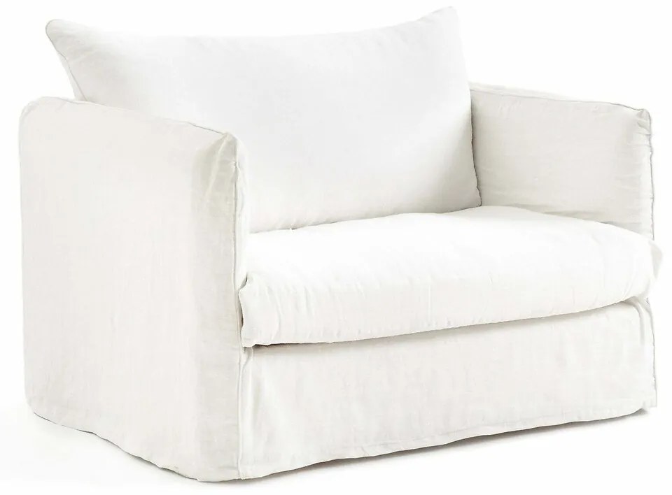Fauteuil XL gekreukt linnen, Neo Chiquito