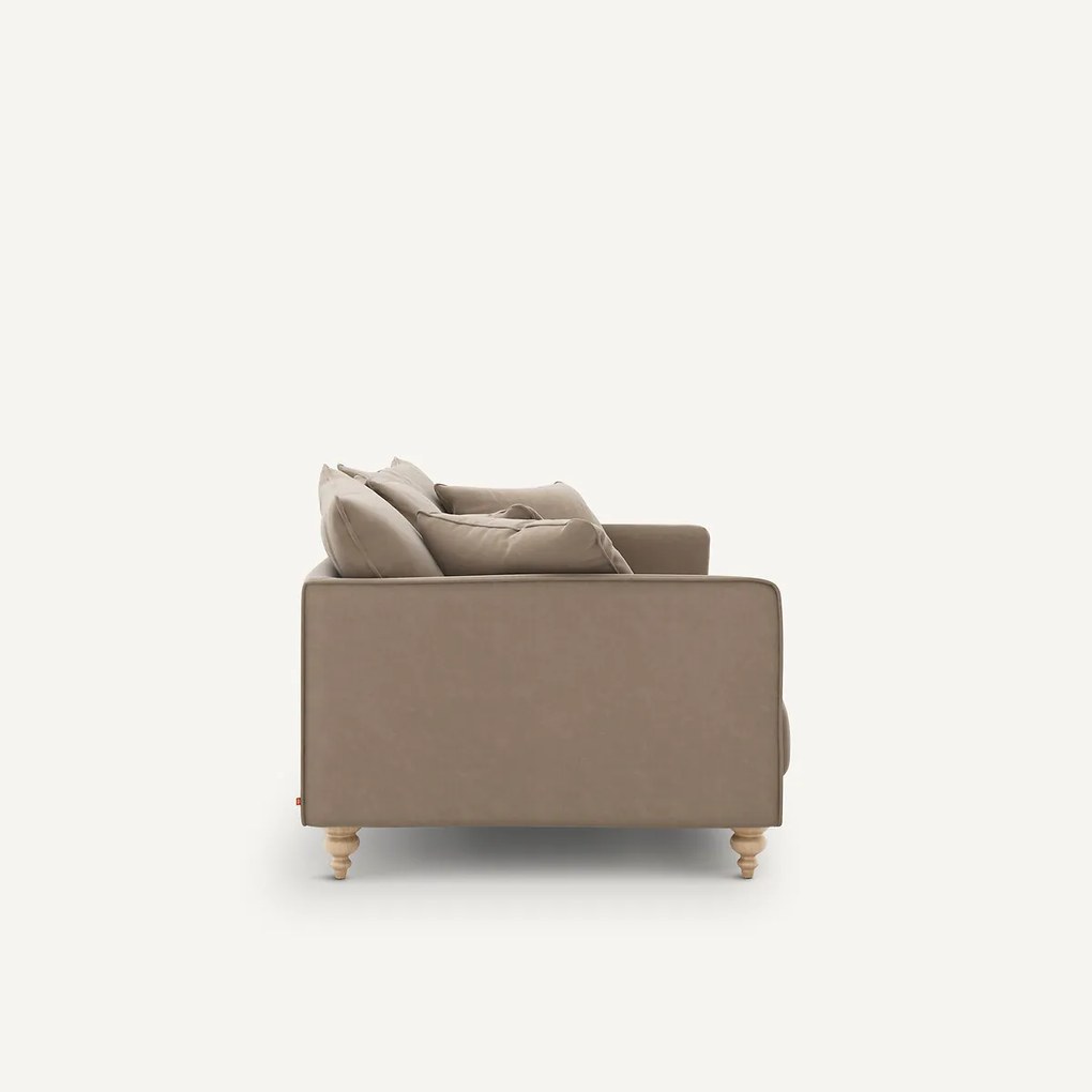 3-zits compacte fluwelen zetel, Lazare