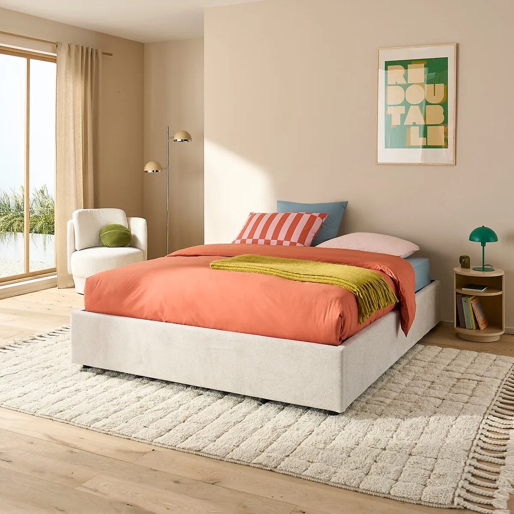 Kofferbed met ophefbare lattenbodem, Papilla