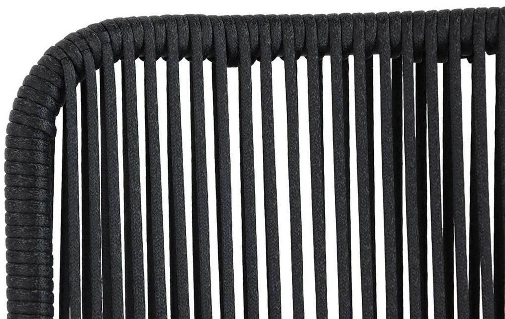 Tuinset Ronde Tuintafel 4 personen 125 cm Aluminium/rope Grijs Coco Penya/Sorrento