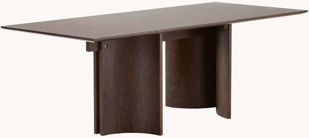 Eettafel Kungsholmen van eikenhout, 90 x 210 cm