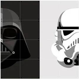 Stormtrooper & Darth Vader Wandsysteem 80 x 80