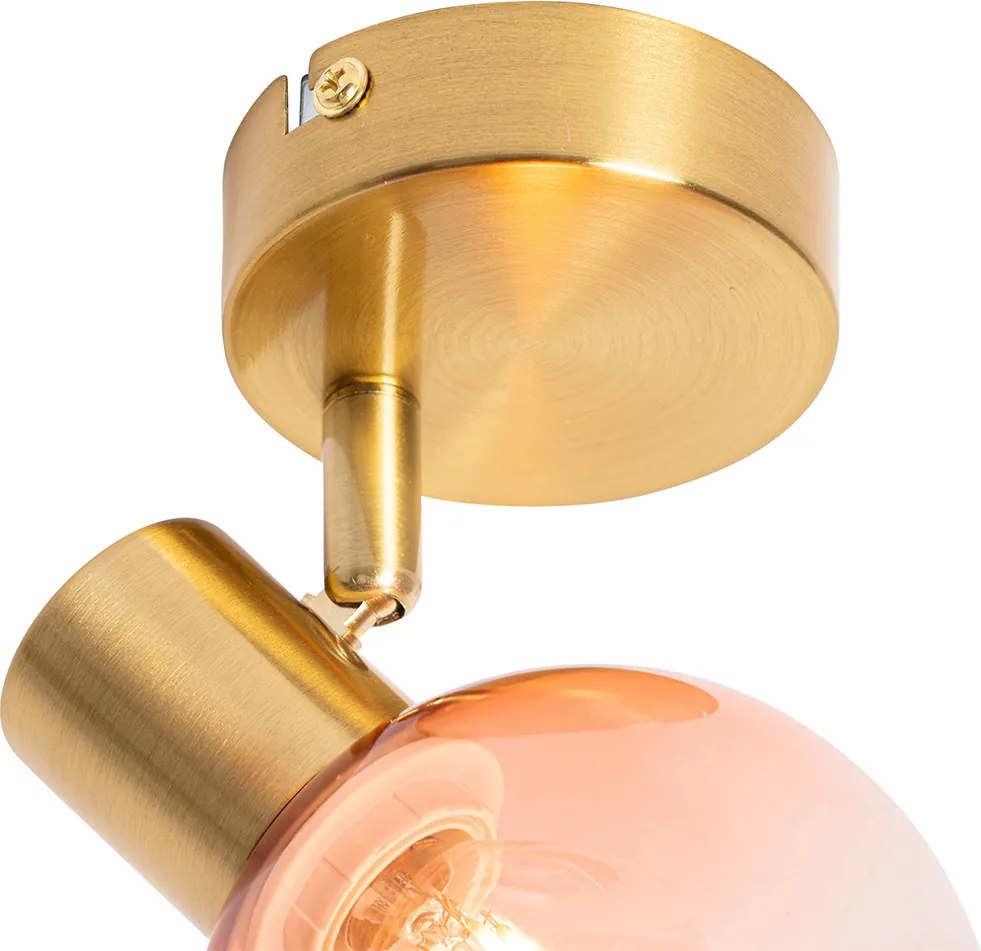 Smart spot goud met roze glas incl. Wifi P45 - Vidro