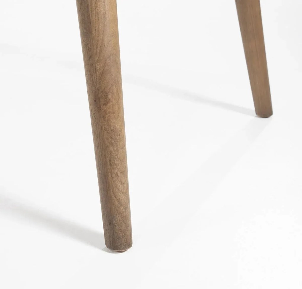 Eettafel Gerookt Eiken Met Ronde Hoeken 220 Cm - 220 X 100cm.
