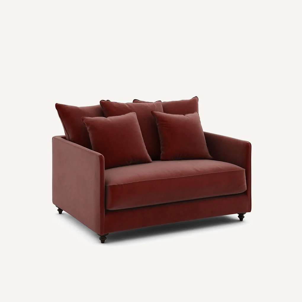 2-zits omvormbare bank van fluweel, Lazare