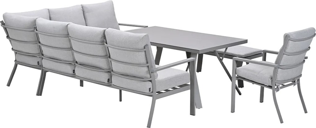Garden Impressions Senja lounge dining set 5-delig rechts incl. stoel - valley sand