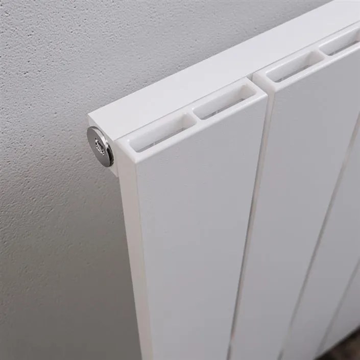 Eastbrook Rosano horizontale aluminium radiator 60x123cm Mat wit 1443 watt