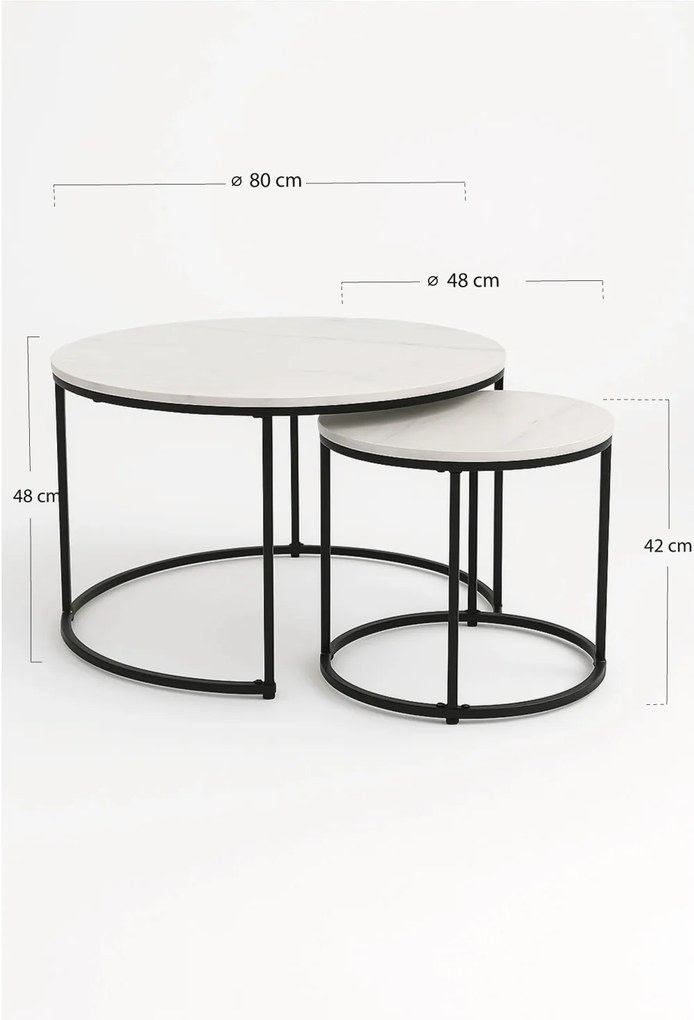 Set van 2 Renty Center-tafels