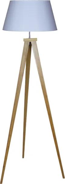 Staande lamp (excl. kap) - naturel - bamboe/stof