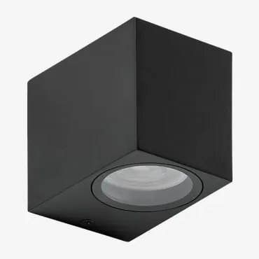 Wandlamp Voor Buiten In Aluminium Dolton Zwart - Sklum