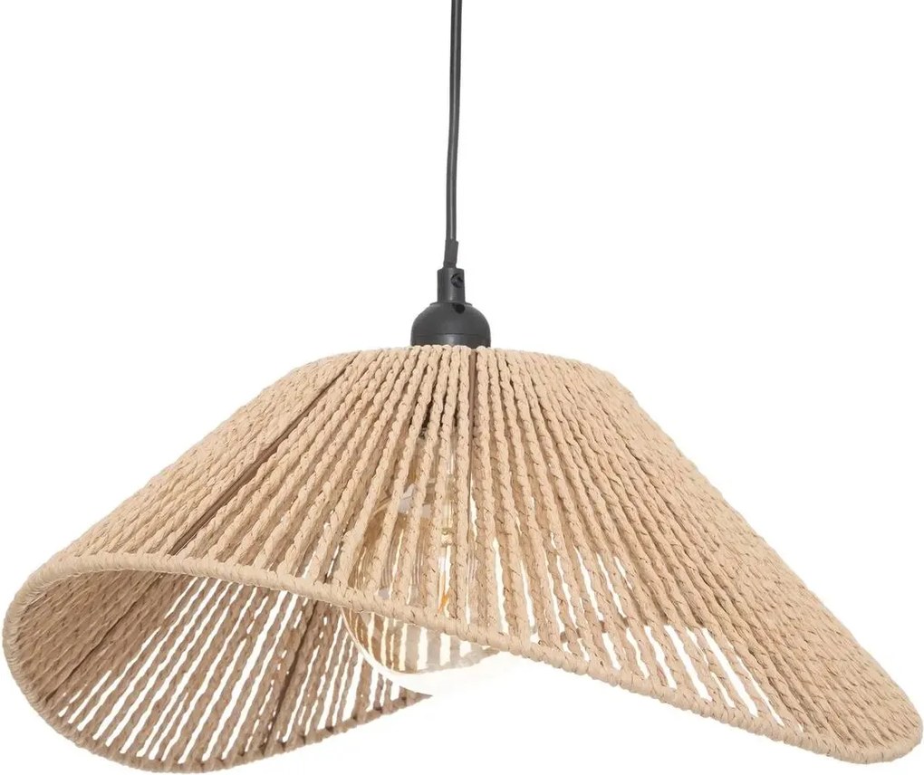 Atmosphera Myha Hanglamp– diameter 45 cm – Natuurlijk Touw – E27 – Papier – Verstelbaar – Sfeervol Licht
