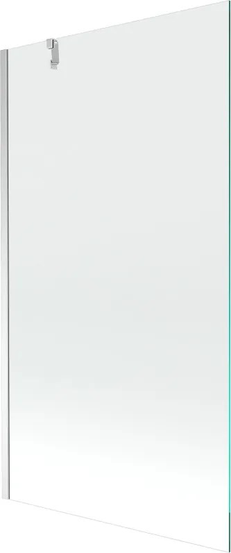 Mexen Next badwand scherm 1-delig 90 x 150 cm, transparant, chroom - 895-090-000-00-00-01