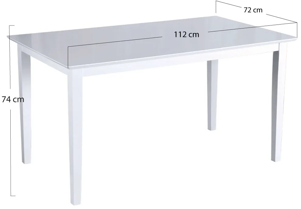 Yuka tafel 112 x 72 cm