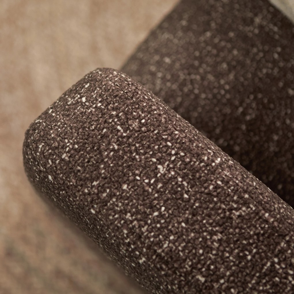 Moderne 3-zits Bank Bruine Stof