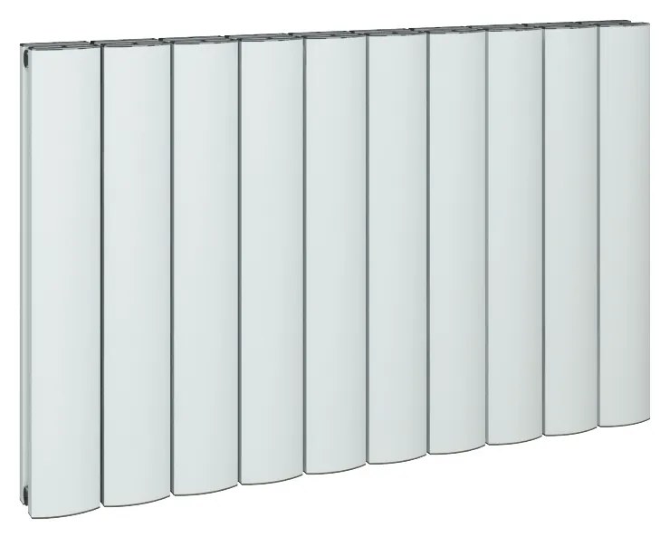 Eastbrook Guardia horizontale aluminium radiator 60x66cm Mat wit 1120 watt