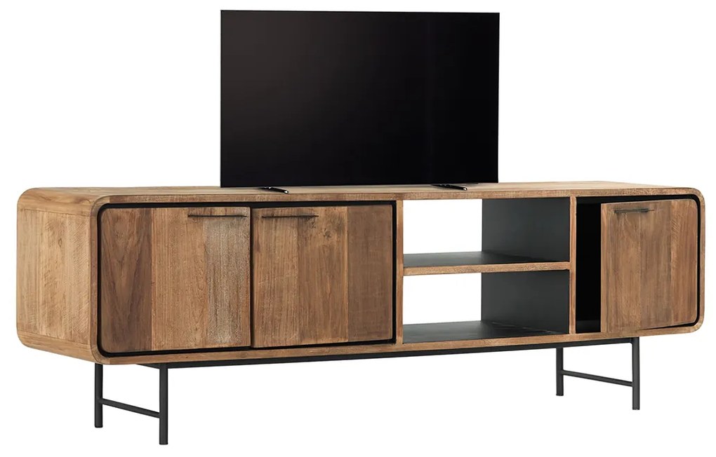 DTP Home Evo Tv-meubel Met Ronde Hoeken 185 Cm - 185x40x60cm.