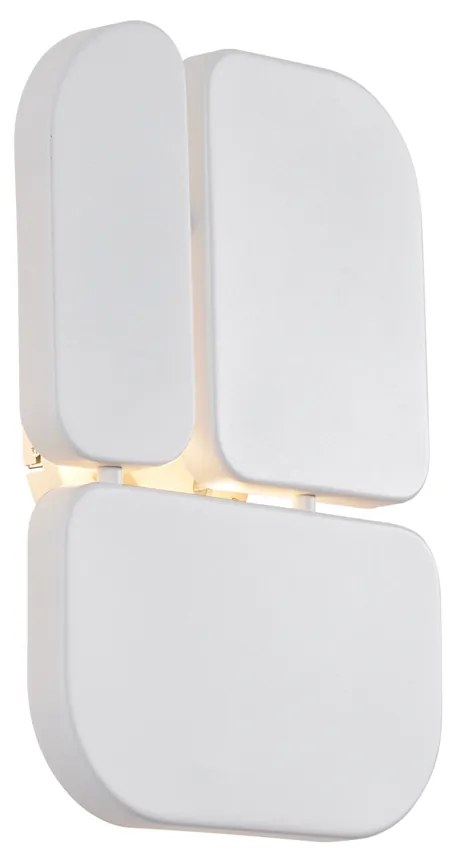 Design wandlamp wit 3-lichts - Planes