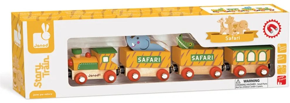 janod Speelgoed Story trein safari
