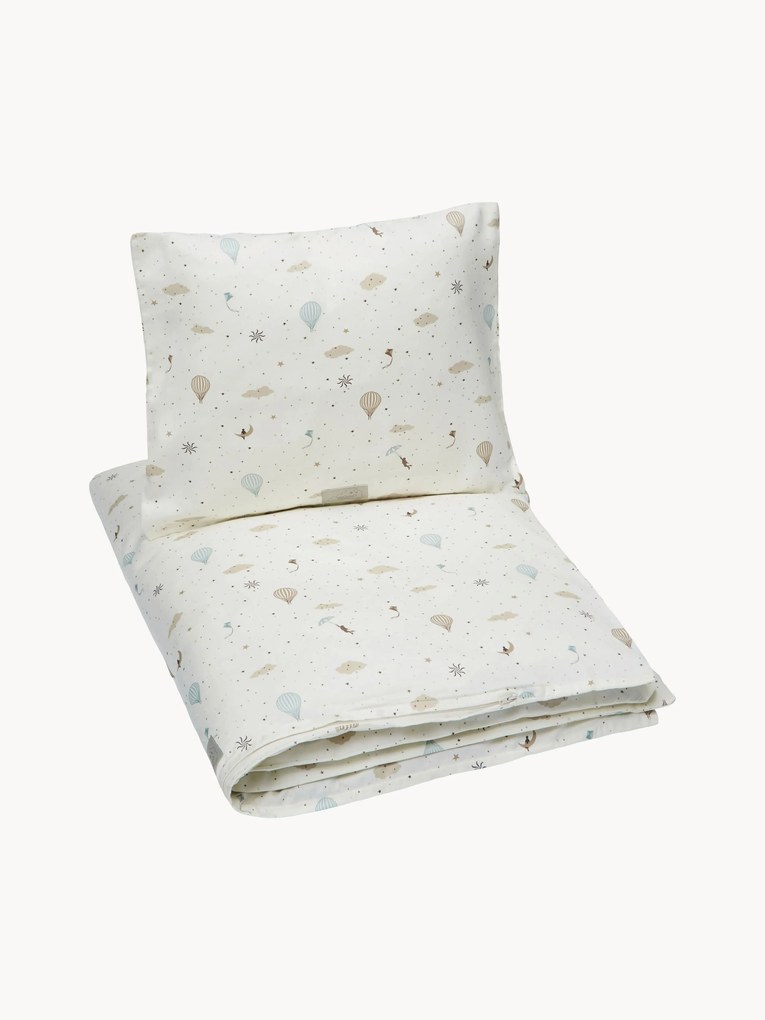 Kinderbeddengoedset Dreamland van katoensatijn