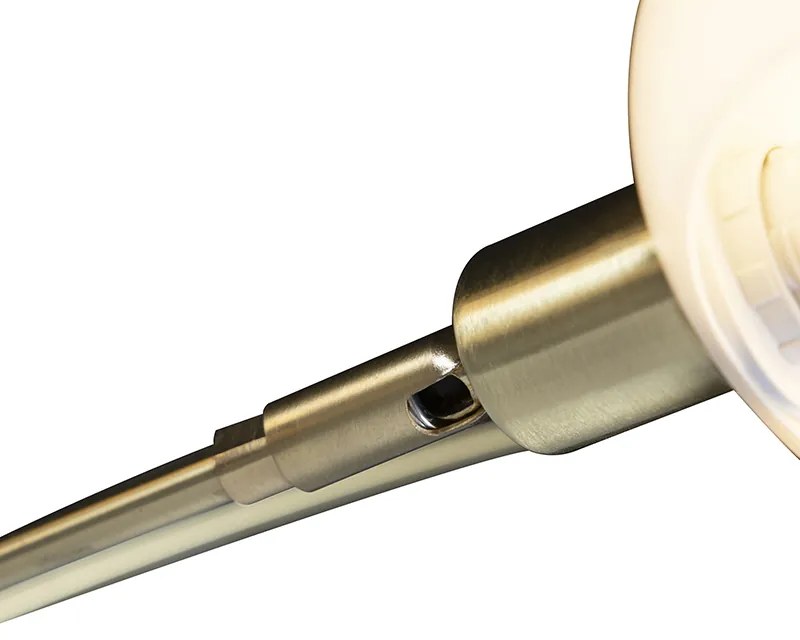 Art deco vloerlamp goud 5-lichts - Sixties Marmo