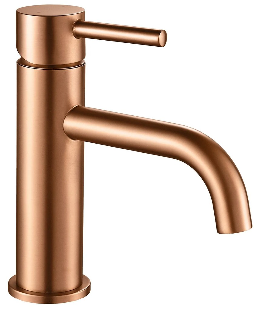 Wastafelkraan Rea Lungo Copper Brush Low