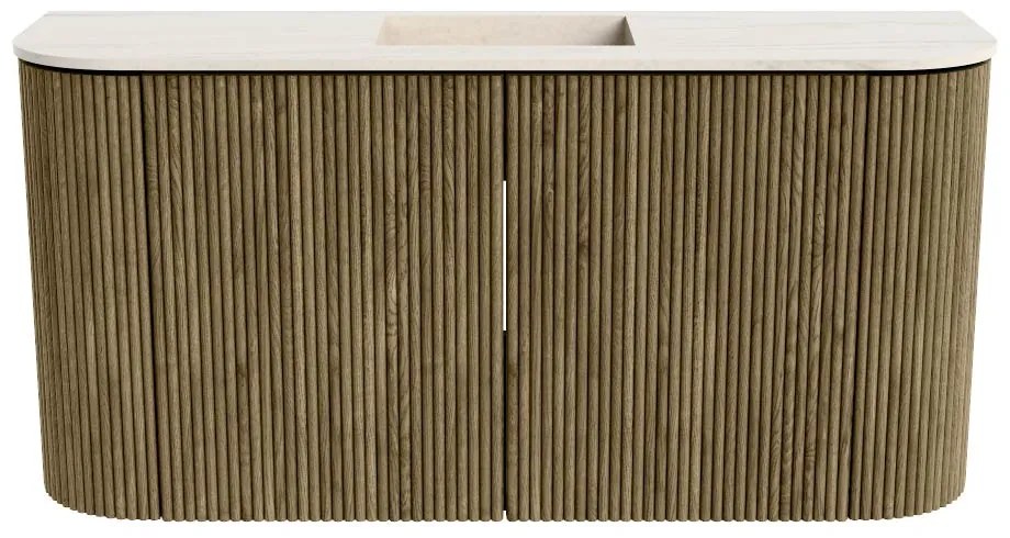 Mondiaz Joya DLux 85cm toiletmeubel ronding links/rechts dusk met wastafel faye midden 1 kraangat meli