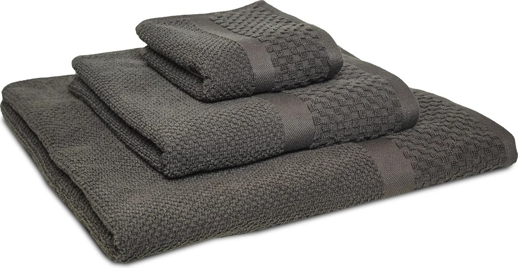 Gastendoek Soft Popcorn Collectie – 6 stuks – 30×50 – antraciet