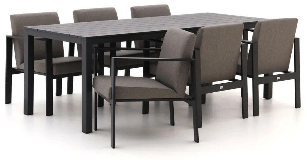 Il Tempo Turate/Menzano 220cm dining tuinset 7-delig