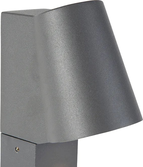 Buitenlamp antraciet met grondpin en kabelmof 60cm incl. LED IP44 - Uma Modern IP44 Buitenverlichting