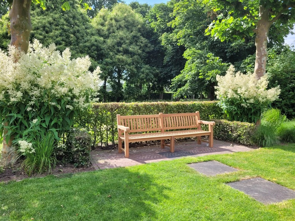 Teakhouten tuinbank Patrick XL - 250 cm.