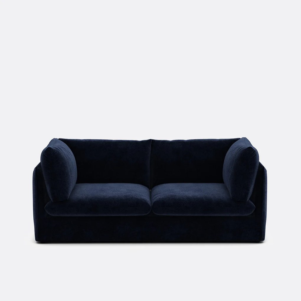 3-zits rechte bank in gevlekt polyester, MALO