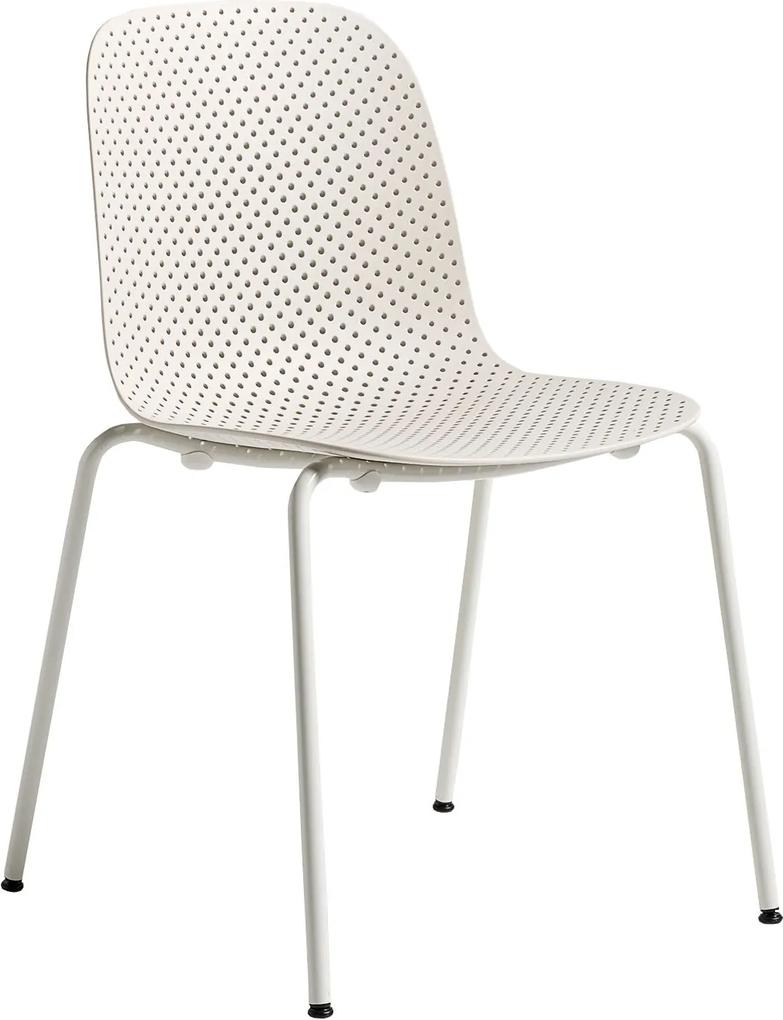 Hay 13Eighty Chair tuinstoel Chalk White onderstel Grey White