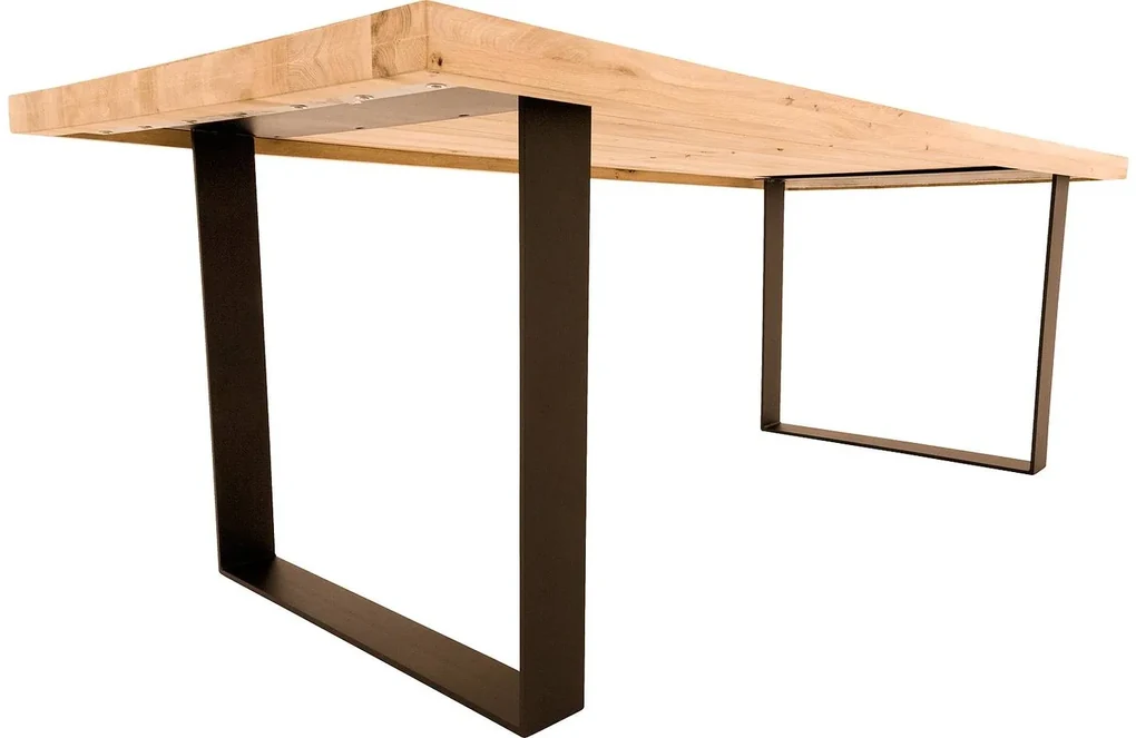 Goossens Eettafel Blade, Strak blad 200 x 100 cm 6 cm dik