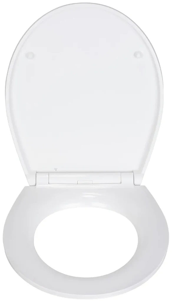 Wenko Embossed softclose toiletzitting Slate Rock