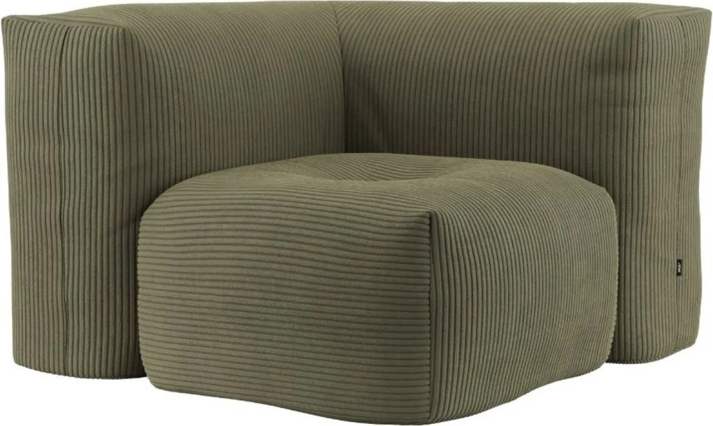Soft Zitzak Indoor Corner - Corduroy Olive
