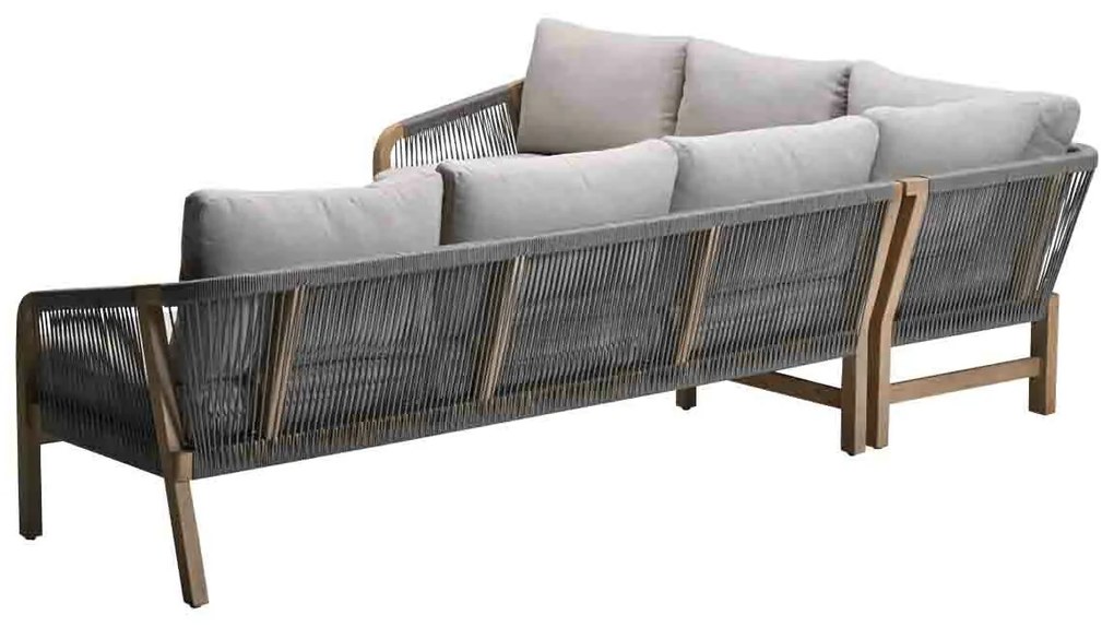 Garden Impressions Alora lounge dining set 2-delig links - grey sand