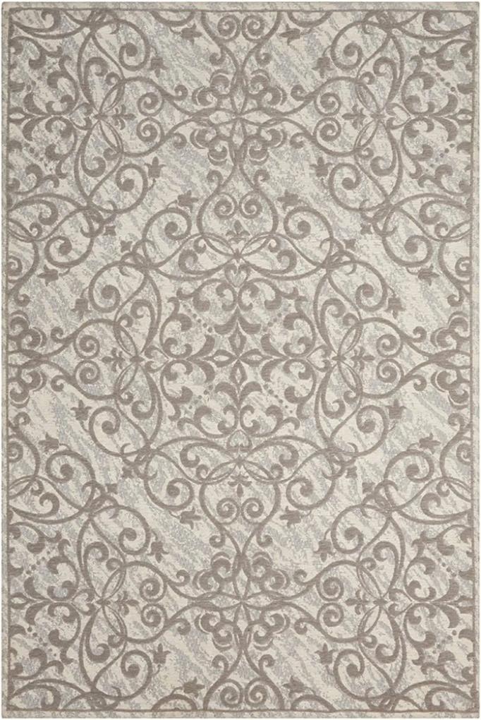 Damask Ivory Grey DAS01 - 69 X 114 - vloerkleed